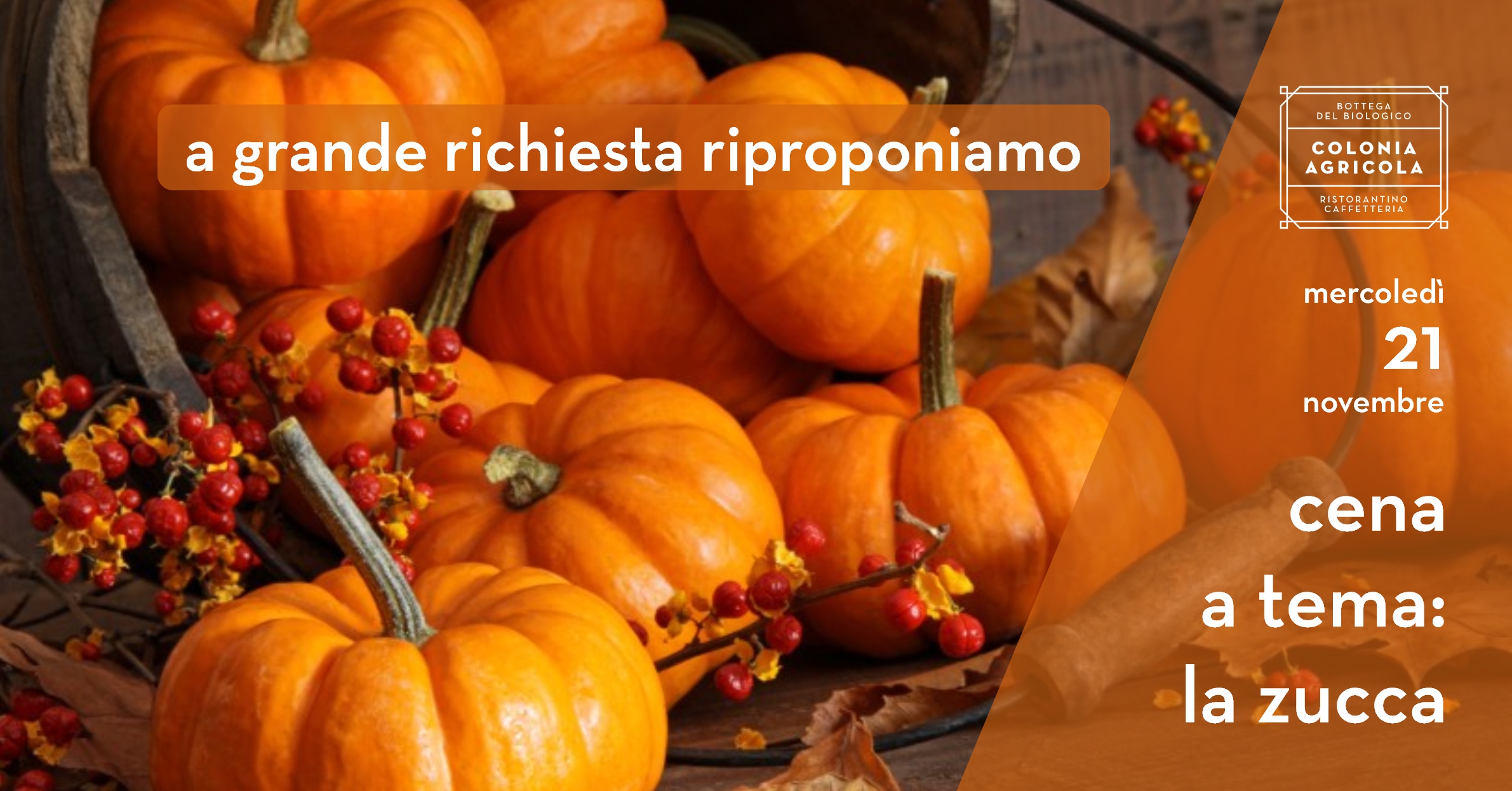 Cena a tema la zucca 2