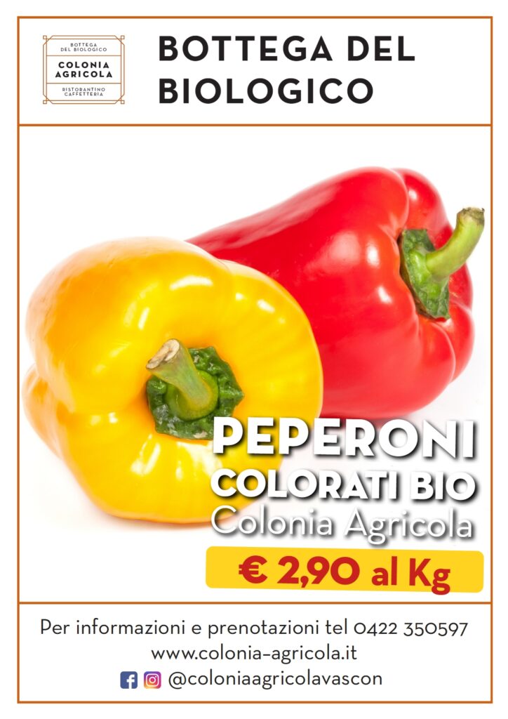 Promozione peperoni colorati