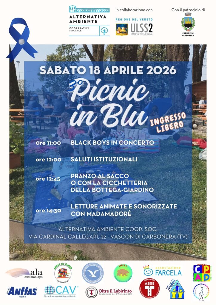 Picnic in blu